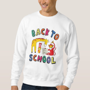 Back to school - Håll dig Säker Lång Ärmad Tröja
