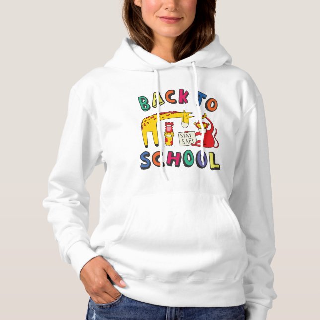 Back to school - Håll dig Säker T Shirt (Framsida)