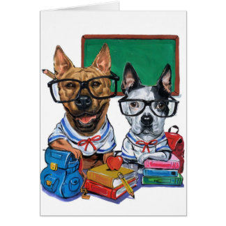 Back to school hälsningskort