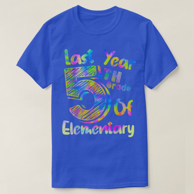 Back to school Hej 5:e första dagen i femte klass T Shirt (Design framsida)