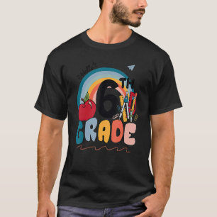 Back to school Hej 6e Klass raskavtryck andra T Shirt