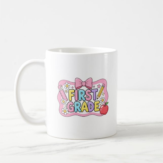 Back to school Hej First Klass Team 1:a Klass Kaffemugg (Vänster)