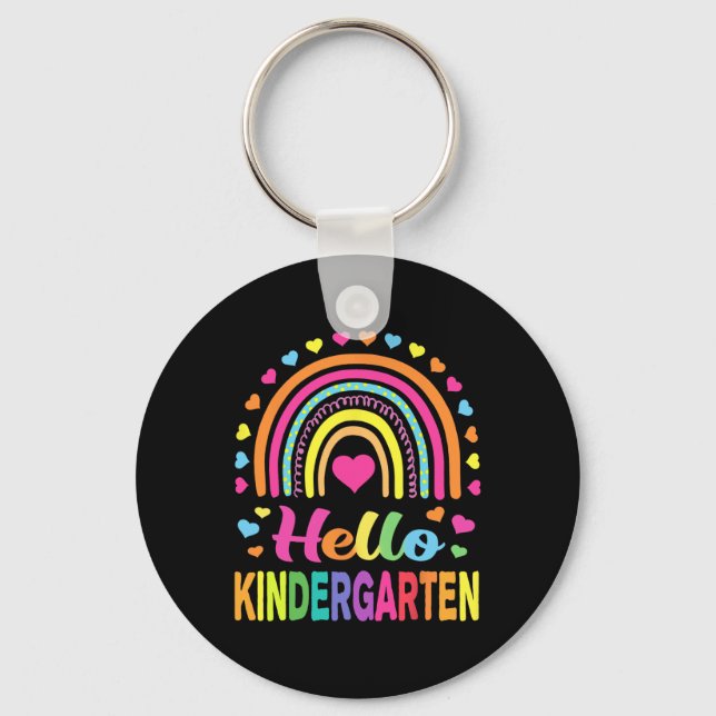 Back to school Hej Kindergarten Squad Teacher W Nyckelring (Framsida)