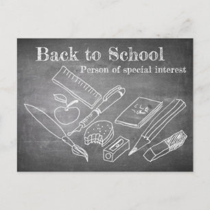 Back to school helg vykort