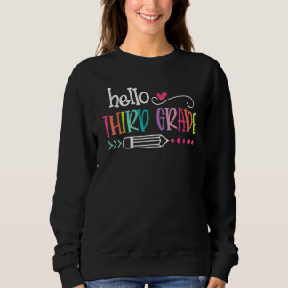 Back To School Hello Third 3rd Grade For Kids Boy  T Shirt