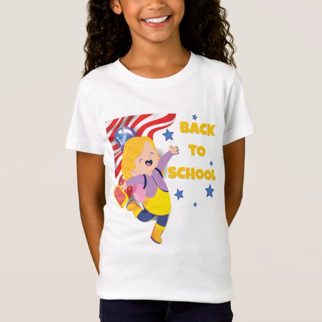 Back to school Hero T Shirt (Framsida)
