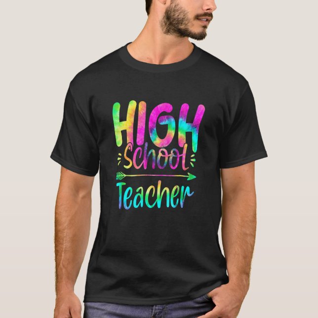 Back to school High School Lacher Motivation T Shirt (Framsida)