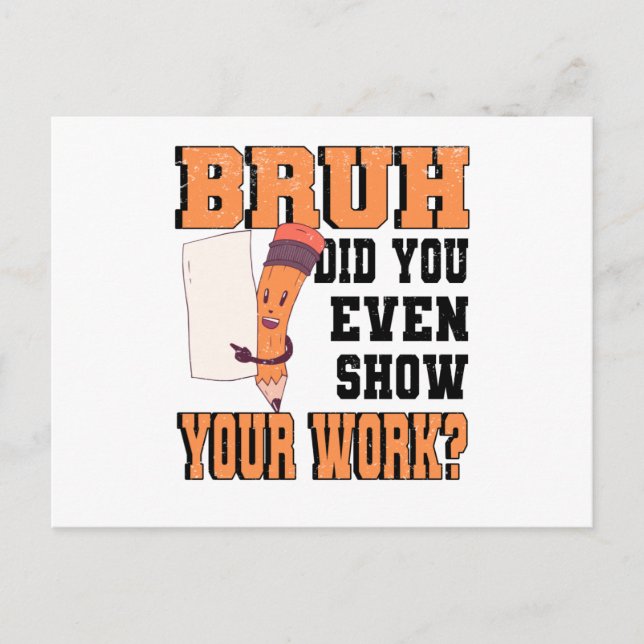 Back to school Homwork Pen Homwork Vykort (Framsida)