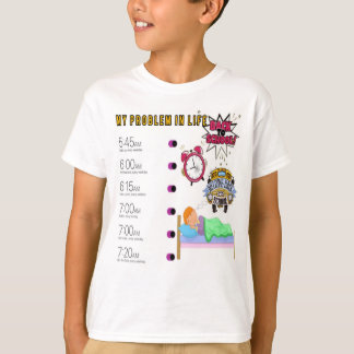 Back to school. Hon har upp tidigt igen T Shirt