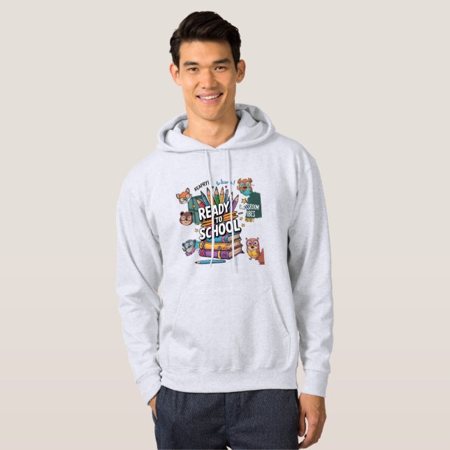 Back to school hoodie (Hel framsida)
