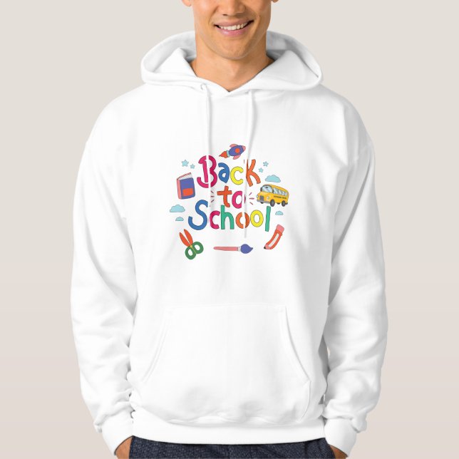 Back to school hoodie (Framsida)