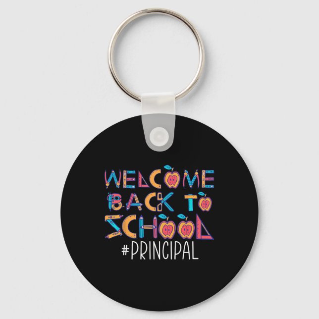 Back to school, huvudstad nyckelring (Framsida)