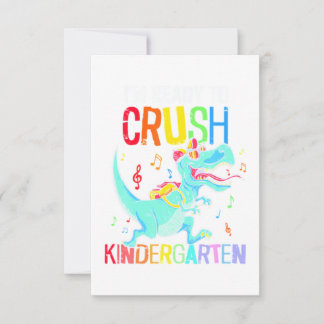 Back to school I är Redo att krossa Kindergarten Kort