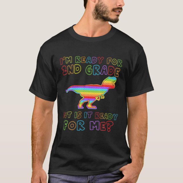 Back to school I är Redo för andra Klass-träsket. T Shirt (Framsida)