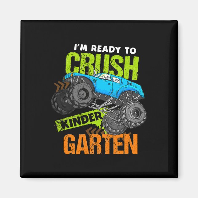 Back to school I är Redo till Crush Kindergarten M Magnet (Framsidan)