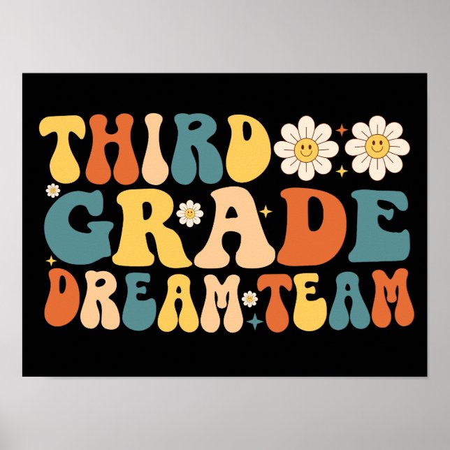 Back to school i det tredje Klass-Dream-teamet Poster (Framsidan)