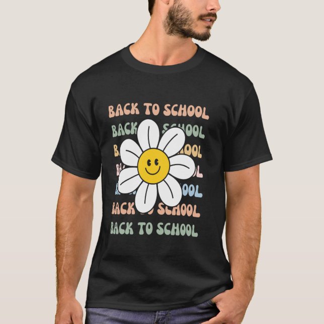 Back to school i för konstgjord Blommigt T Shirt (Framsida)