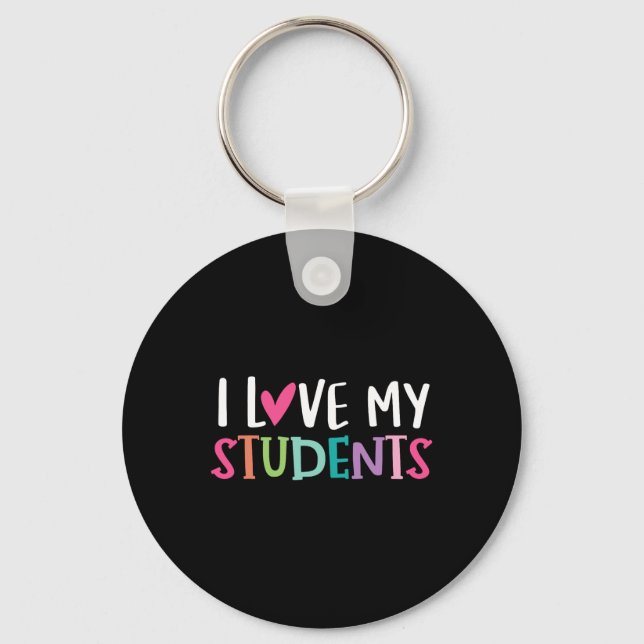Back to school I kärlek Mina Studenter-lärare Kvin Nyckelring (Framsida)