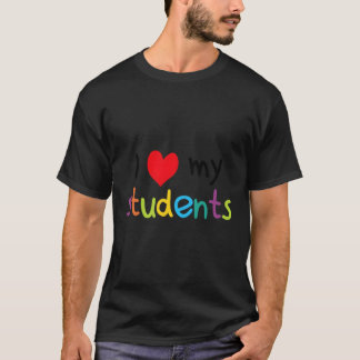 Back to school I Kärlek Mina Studenter-lärare T Shirt
