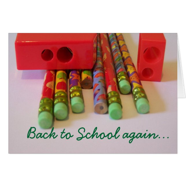Back to school igen… hälsningskort (Framsidan Horizontal)