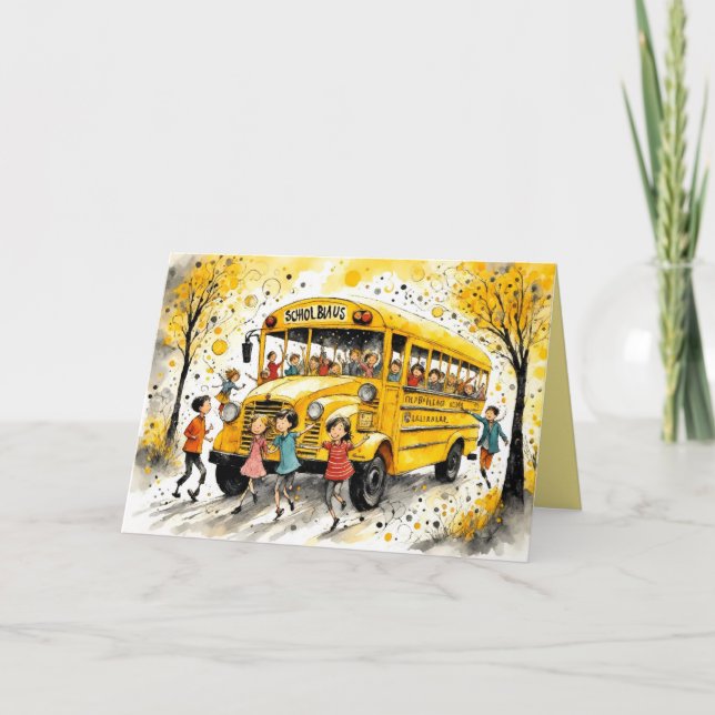 Back to school igen kort (Framsida)