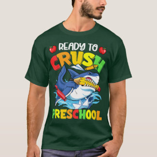 Back to school IM-Redo till krossning av Preschool T Shirt