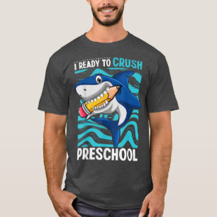 Back to school IM-Redo till krossning av Preschool T Shirt