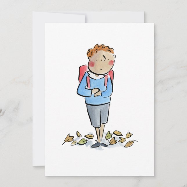 Back to school inbjudningar (Framsida)