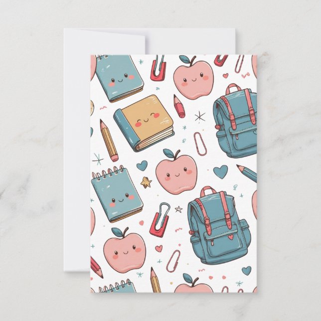 Back to school inbjudningar (Framsida)