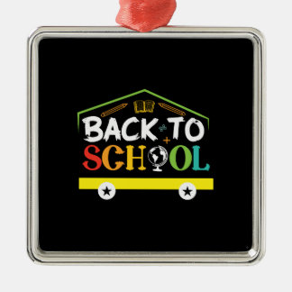 Back to school julgransprydnad metall