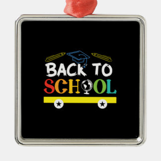 Back to school julgransprydnad metall