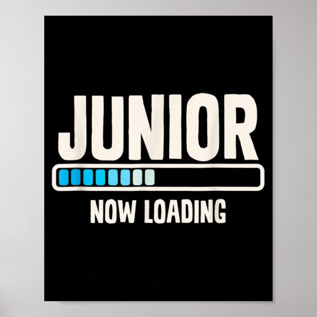 Back to school Junior 11th Klass Now Loading Poster (Framsidan)