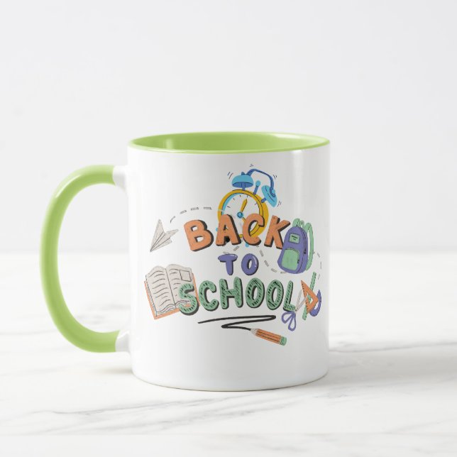 Back to school-kaffe Mugg | Lärare Student Gift (Vänster)