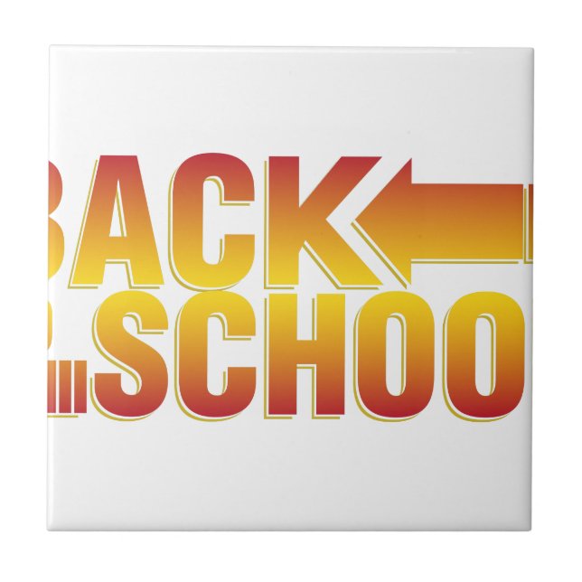 back to school kakelplatta (Framsidan)