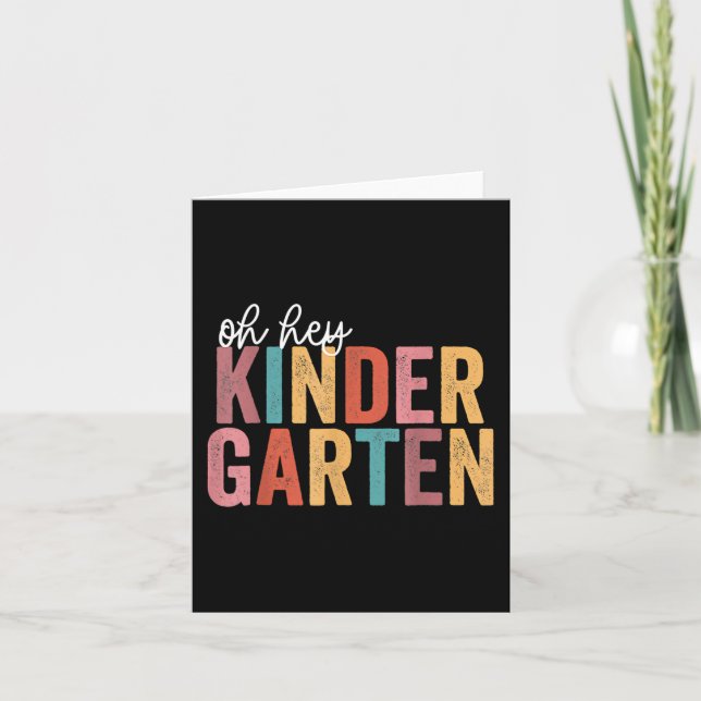 Back to school Kinder Studenter Lacher Oh Hej Kin Kort (Framsida)