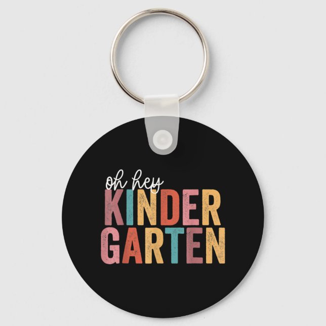 Back to school Kinder Studenter Lacher Oh Hej Kin Nyckelring (Framsida)