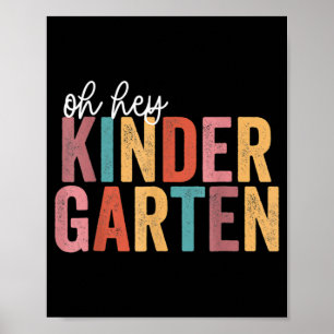 Back to school Kinder Studenter Lacher Oh Hej Kin Poster