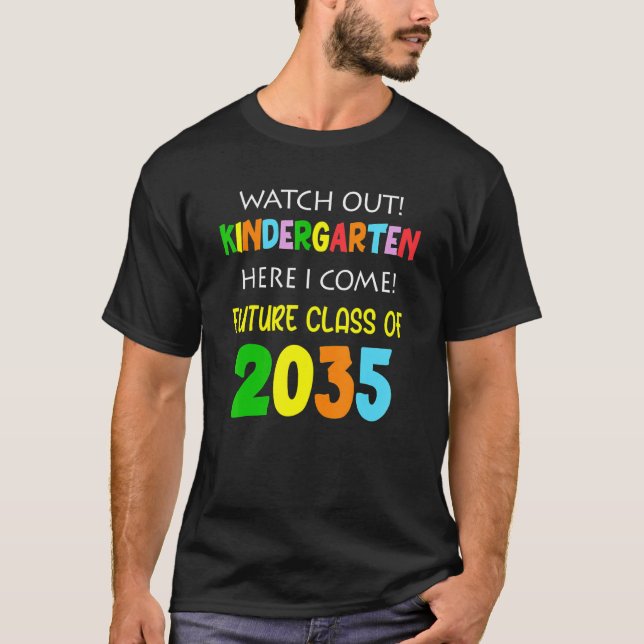Back to school Kindergarten här I Kom Future Cla T Shirt (Framsida)