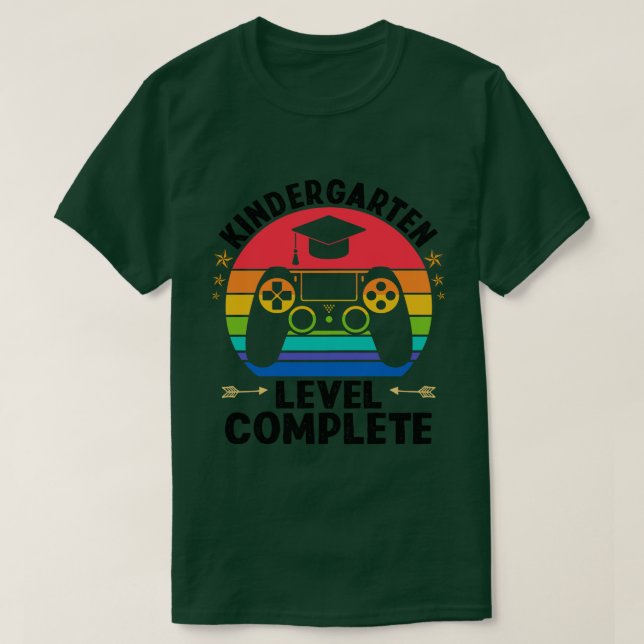 Back to school-kindergarten level complete  t shirt (Design framsida)
