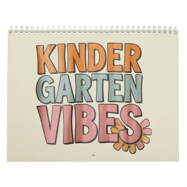 Back to school Kindergarten Pre K First Klass Kalender (Omslag)