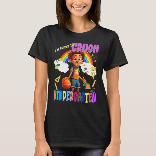 Back to School Kindergarten T Shirt (Framsida)
