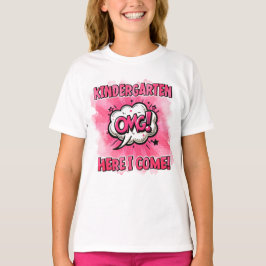 Back to school Kindergarten Tecknad Stil T Shirt