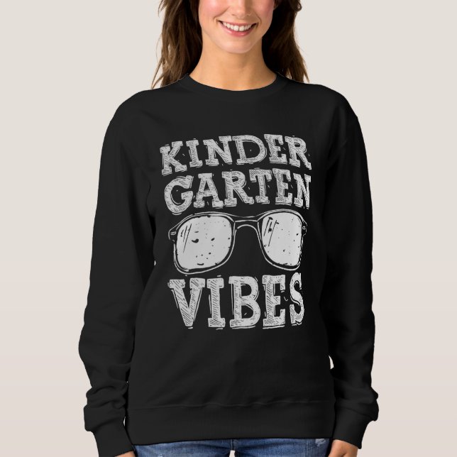 Back To School Kindergarten Vibes Shirt, 1st Day T T Shirt (Framsida)