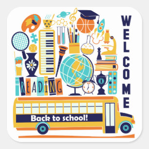 Back to school klistermärken