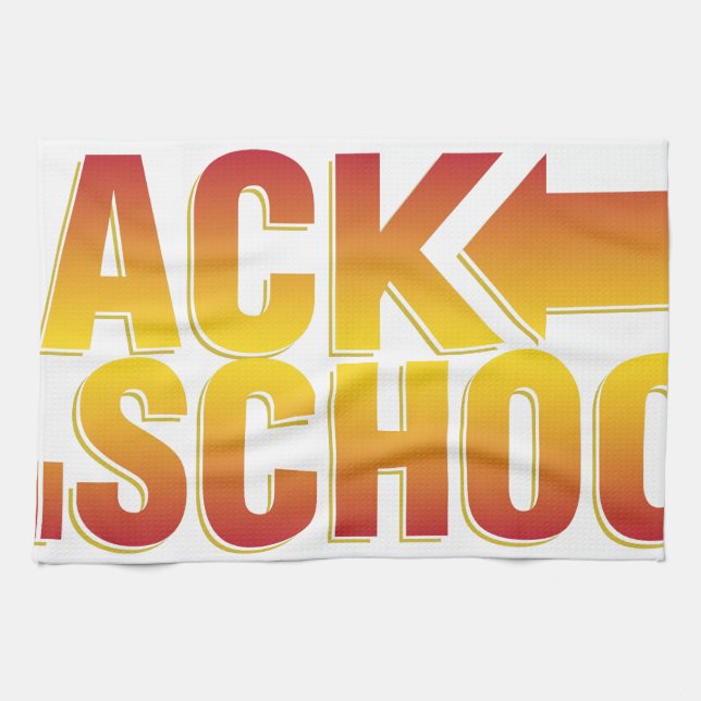 back to school kökshandduk (Horisontell)
