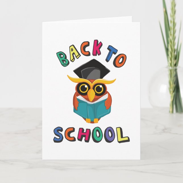 Back to school kort (Framsida)