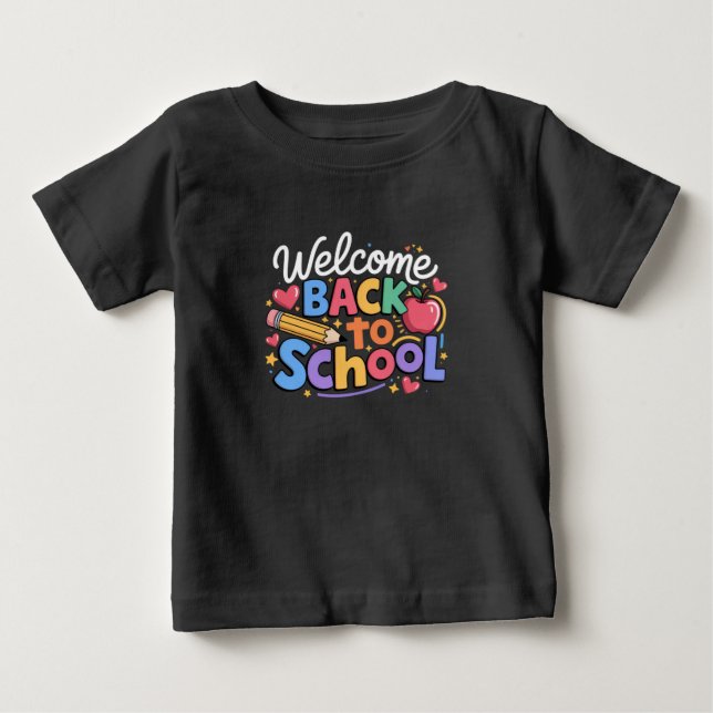 Back to school Lärardag första skoldagen T Shirt (Framsida)