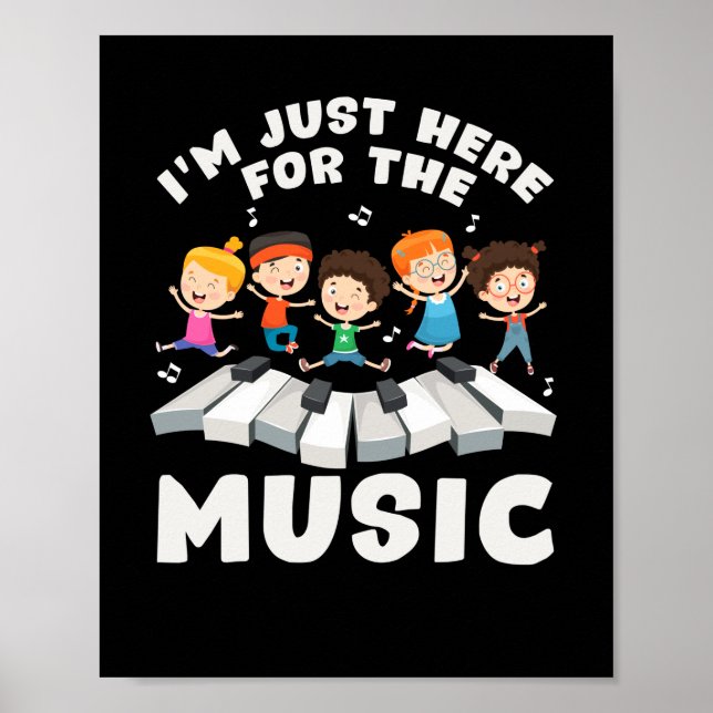 Back to school Lärare är här för musiken Poster (Framsidan)