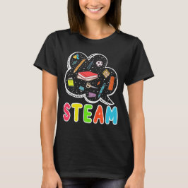 Back to school Lärare ger grafiskt STEAM T Shirt