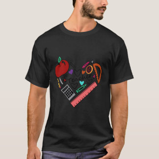 Back to school Lärare Gift Ideas Teach Kärlek Insp T Shirt